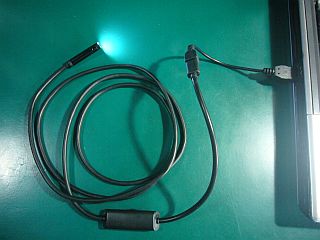 図1:ノートPCにUSB接続で <click>→図2:少し綺麗にした耳の中