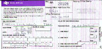 My Rover Ticket, buy your OWN!